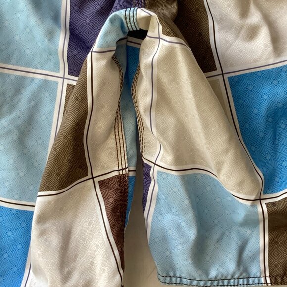 Billabong Swim Trunks Mens Size 34 Color Block Plaid Board Shorts Bathing Suit - Picture 12 of 16